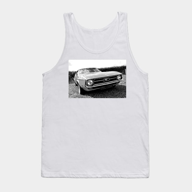 Ford Mustang Sports Motor Car Tank Top by Andy Evans Photos